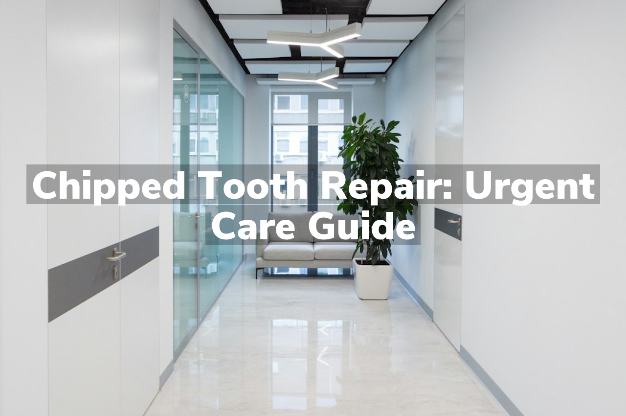 Chipped Tooth Repair: Urgent Care Guide